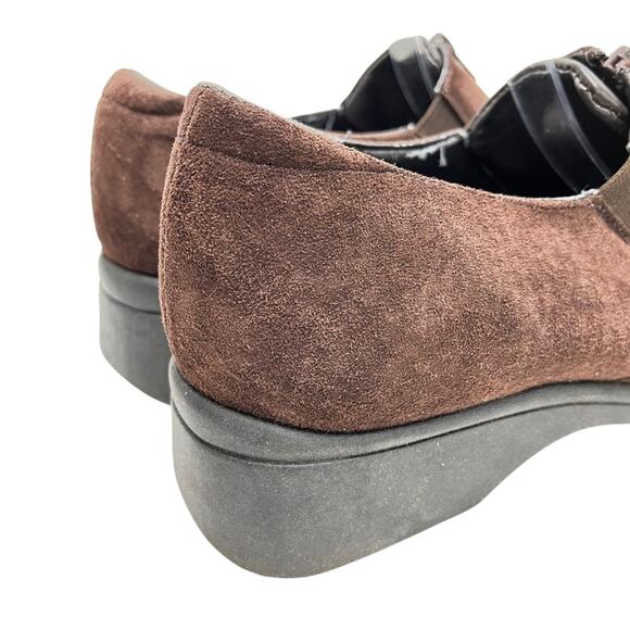 Blondo Chocolate Dark Brown Genuine Leather Suede Loafers Comfort Shoes 10 - Picture 3 of 16